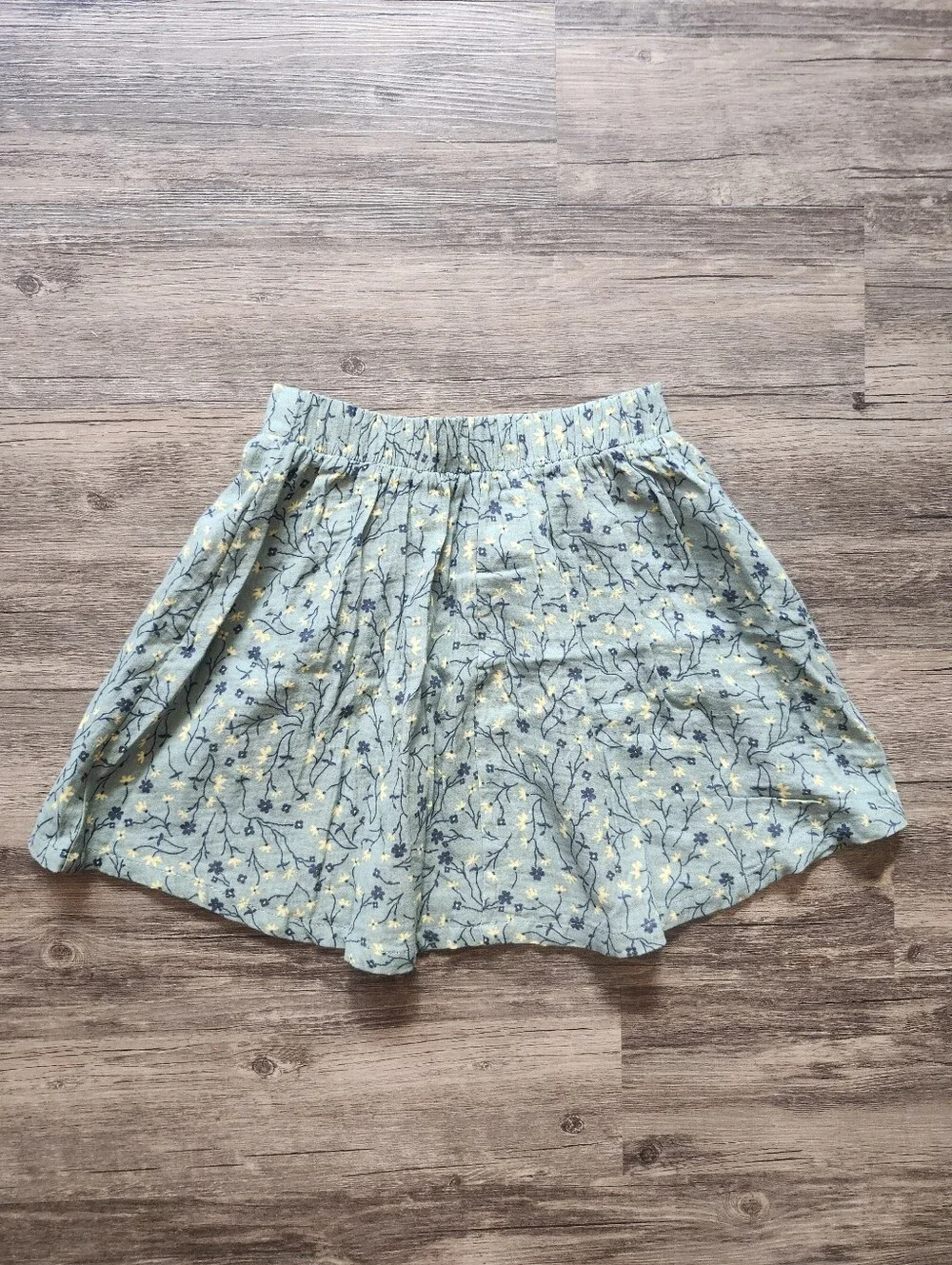 NWT Carter's Green Floral Mini Skirt